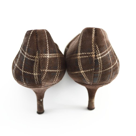 BcBgeneration Plaid Fabric Pumps #163-1819 - Picture 4 of 5